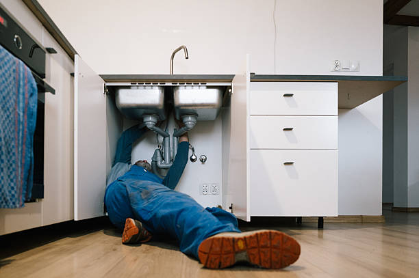 Professional Drain Cleaning technician working in Cordova, MD